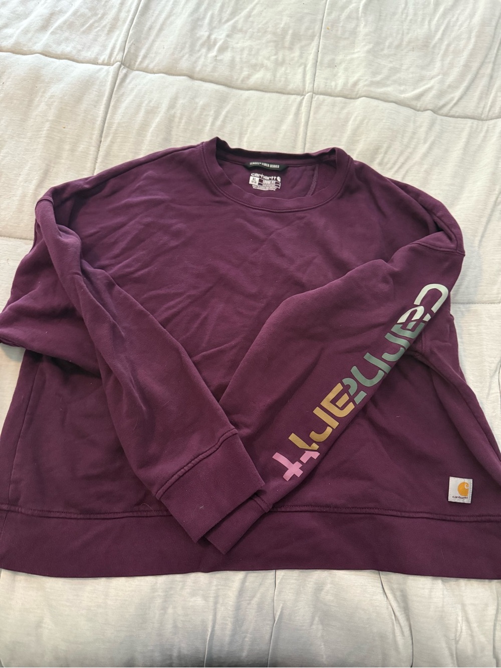 Carhartt Loose Fit Crew Neck T-Shirt in Deep Purple - Picture 2 of 2